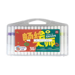 Bút lông Acrylic 36 màu Deli HM166-36-LA