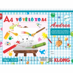 Tập vẽ A4 Klong TP708 (30 tờ)-KL