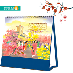 Lịch bàn chữ A 2025-NB