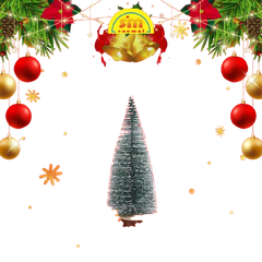 Noel-Cây thông tròn phủ tuyết 30cm 91-1905-JC