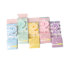 Nến số pastel-ĐA