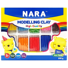 Đất nặn Nara 10 màu NA-BXTR-240-ĐĐ