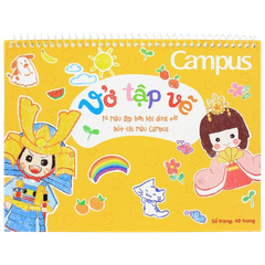 Tập vẽ A4 Campus  SKB-A4-40 (40 tờ)-208/VT
