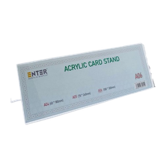 Kệ mica chức vụ 2 mặt Enter A06 300x100mm Cỡ đại
