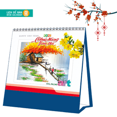 Lịch bàn chữ A 2025-NB