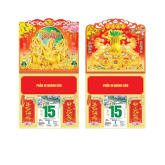 Bìa lịch LXG gắn bloc NB217/218/219/220/221(37x70) 2026-NB