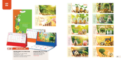 Lịch bàn 2 lò xo 2026-AH