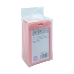 Bảng tên Enter BT060 5.4x8.6cm 1 mặt đứng hồng-SM