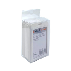 Bảng tên Enter BT060 5.4x8.6cm 1 mặt đứng trắng-SM