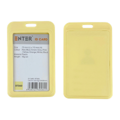 Bảng tên Enter BT060 5.4x8.6cm 1 mặt đứng vàng-SM