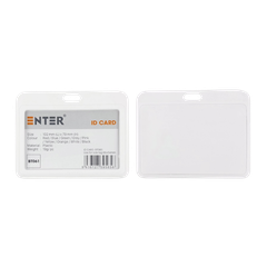 Bảng tên Enter BT061 5.4x8.6cm 1 mặt ngang trắng-SM