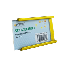 Bảng thông tin nhôm Enter AL12 60X35mm-SM