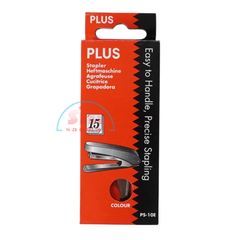 Dập ghim số 10 Plus PS-10E màu đỏ HV/VT