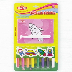 Vỹ tranh cát màu Star Kids K-503-ST