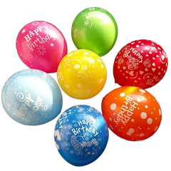 Bong bóng HPBD in 5 mặt 10c-SGS