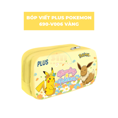 Bóp viết Plus Pokemon 690-V006 vàng-HV