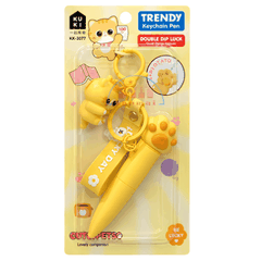 Bút kiểu + móc khóa KK-3077-TL