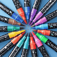 Bút lông Marker 12 màu 818-TM