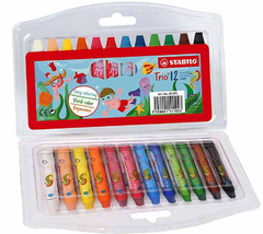Sáp dầu Stabilo 12 màu 2612 PL-TA