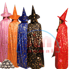 Đồ trang trí Halloween-Bộ Áo choàng 120cm-TL