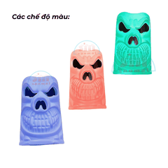 Đồ trang trí Halloween-Đèn cày 2 mặt có đèn 26-TD