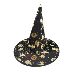 Đồ trang trí Halloween-Nón phù thủy 2 lớp lớn-TL