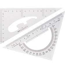 Thước Eke 13cm Deli 6415-LA