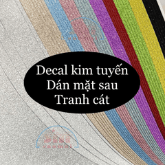 Giấy decal A4 kim tuyến 80gsm 10t-GB