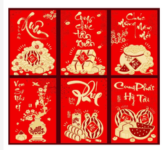 Lì xì ngắn 8624/8648/8663/8641(6C)KTN