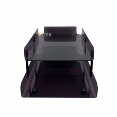 Kệ 2 tầng mica D02 xếp-SM