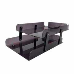 Kệ 2 tầng mica D02 xếp-SM
