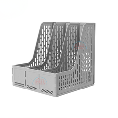 Kệ 3 ngăn Deli 9845 xám-LA