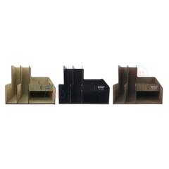 Kệ hồ sơ gỗ Enter KG062 lắp ráp nâu/đen-SM