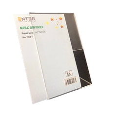 Kệ mica 1 mặt  Enter đứng A6 F03-SM