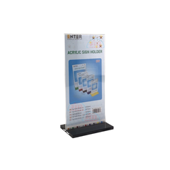 Kệ thực đơn nhỏ 1/3 A4 đế lùa E09-SM