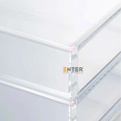 Kệ trưng bày mica Enter TB702 175x130x95mm 2 ngăn cửa kéo, hộc kéo, hộp trang sức-SM