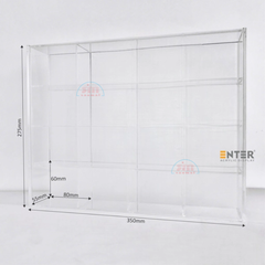 Kệ trưng bày mica Enter TB802 275x70x350mm 16 ô-SM