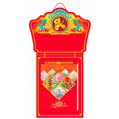 Lịch Bloc siêu đại Sắc Hoa Bốn Mùa kích thước 20x30cm năm 2025 - 24TĐ23