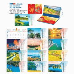 Lịch bàn 2 lò xo 2027-NB