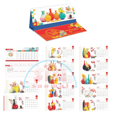Lịch bàn 2 lò xo 2027-TĐTT