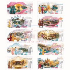 Lịch bàn chữ A 2027-AH