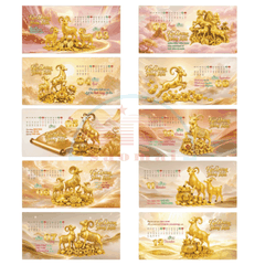 Lịch bàn chữ A 2027-AH
