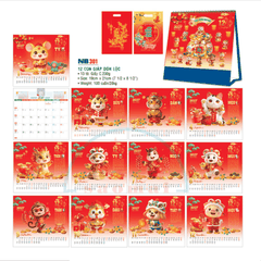 Lịch bàn chữ A 2027-NB