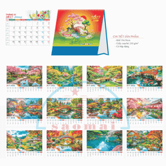 Lịch bàn chữ A 2027-TĐTT
