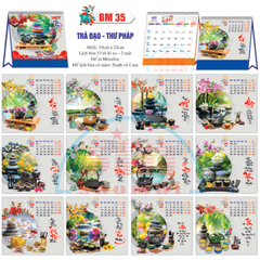 Lịch bàn chữ A 2027-TT