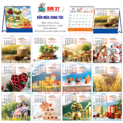 Lịch bàn chữ A 2027-TT