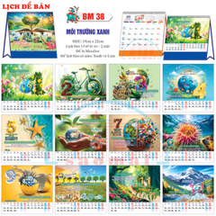 Lịch bàn chữ A 2027-TT