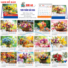 Lịch bàn chữ A 2027-TT