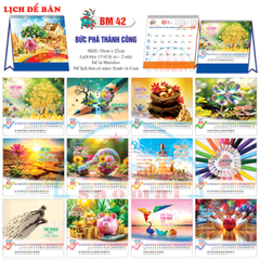 Lịch bàn chữ A 2027-TT