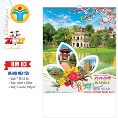 Lịch lò xo 7 tờ 2027-TT